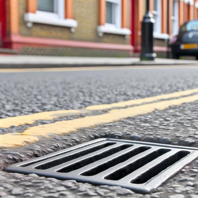 drain on the road uk