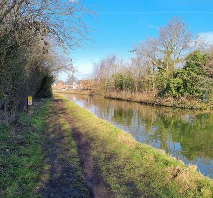 Canal behind head office